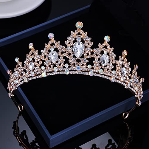Kamirola - Rainha Crown e Tiaras Princess Crown for Women and Girls Crystal Head Bands for Bridal, princesa para casamento