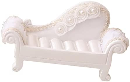 Caixa de jóias xjjzs Caixa de joias brancas Cadeira de jóias da cadeira de jóias Caixa de anel miniatura caixa de joias de
