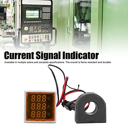 Indicador de sinal atual, proteção efetiva Luz de sinal quadrado de corrente durável Especificações completas para externo