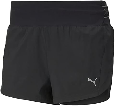 Puma feminino corra legal adapt 3 shorts de tecido