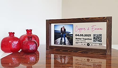 Música de música personalizada placa placa vidro edição premium edição personalizada placa -Farmhouse com foto ou capa de álbum personalizada