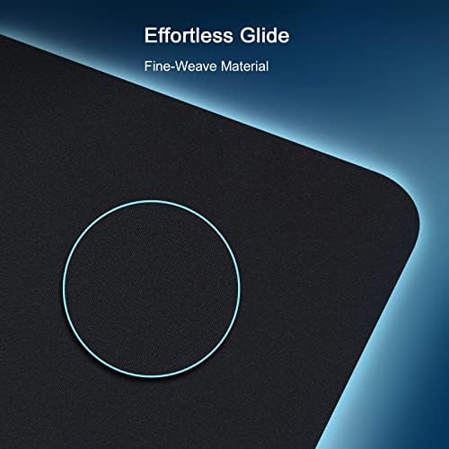 Senetem Ultra-Fingro Mouse Pad, Mousepad de jogos de 4 pacote, base de borracha sem deslizamento, furtos perfeitos e precisos,