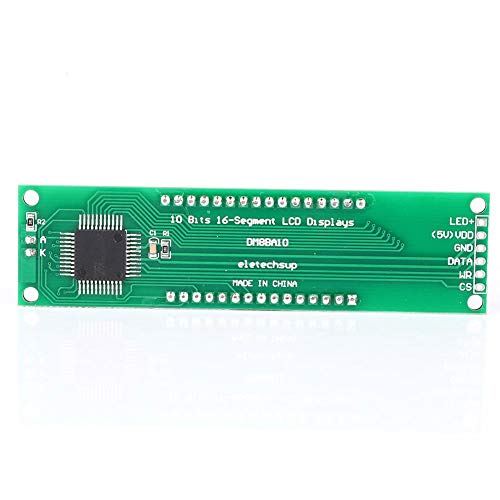 DM8BA10 DC 5V Módulo de painel de exibição LCD Módulo de LED de 10 bits TM1622 interface chip spi