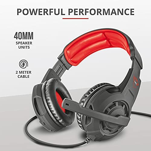 Confie Gaming GXT 310 Headset estéreo com fio - Over -the -the -Head - circunasal - preto - 36 ohm - 20 Hz