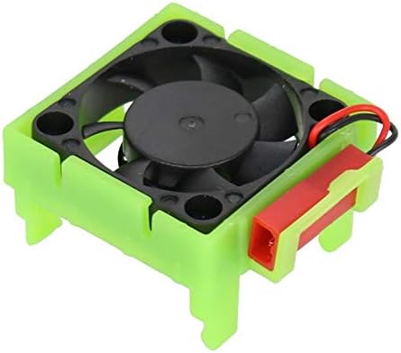 Ventilador de refrigeração do PowerHobby para Traxxas Velineon VXL-3 ESC + 540/550 MOTOR DE MOTOR DO MOTOR DE ASSINAÇÃO COMBO VERMELHO VERDE: TRAXXAS SLASH/STALMEDE 2WD/Rustler/Bandit/Rally VXL