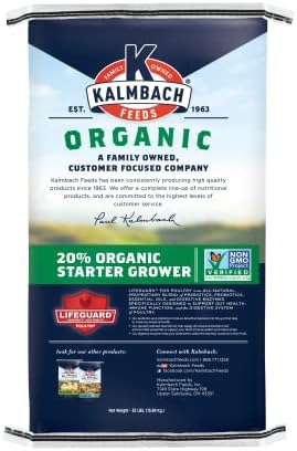 Kalmbach alimenta 20% de pintinho orgânico e pellet de produtor de partida de aves de carne