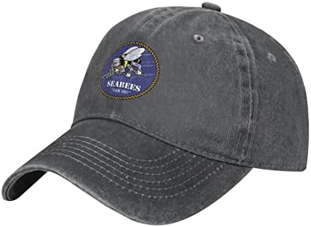Cap de beisebol da Marinha Seabee Lavagem Simplidade Ajustável Hat do Homem do Homem do Mulador