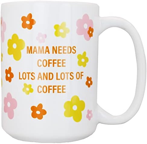 Caneca de café para mamãe - mamãe precisa de lotes de café e muito café - presentes do dia das mães, presentes de aniversário para