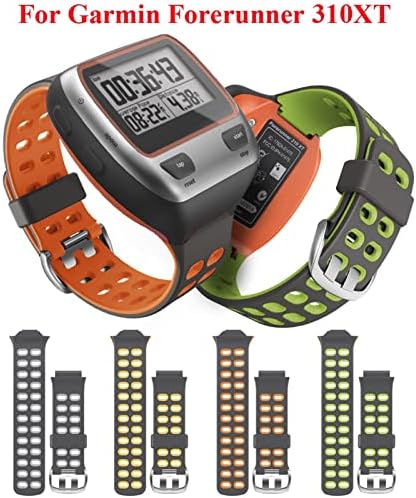 Kappde colorido Sport Silicone Watch Band para Garmin Forerunner 310xt Watch Substitui Watch Strap