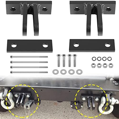 SunLuway BX88230 Kit universal de suporte para barra de reboque para reboque de reboque para parafusos para barras de reboque de boi azul, kit de adaptador de propósito geral de 5000 libras para serviço pesado, 5000 lbs.