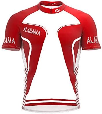 Bike de bicicleta ScudoPro Alabama Jersey de ciclismo para homens