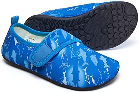 Hiitave Kids Water Shoes Water Non Slip Swim Barefoot Poot Quick Dry Aqua Pools para meninos e meninas Criança