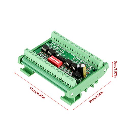 Tradutor de nível 5V/24V, 8 canais NPN/PNP para NPN Módulo de conversão, placa de conversão de nível, placa de conversor de nível