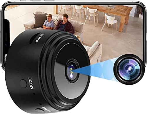 Câmera escondida de espião magnética de 1080p, câmera wi -fi camera escondida para segurança de escritório em casa, com