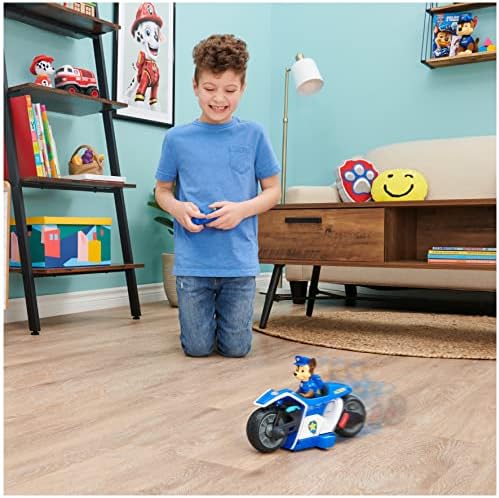 Patrulha da Paw, Chase RC Movie Motorcycle, Remote Control Car Kids Toys por idades de 3 anos ou mais