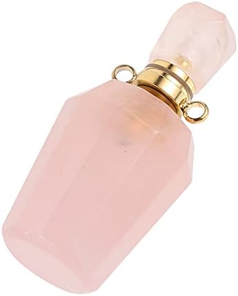 Difusor de carros Doitool Cristal de óleo essencial garrafa pendente de cristal hexagonal de cura de cura de pedra essencial aroma