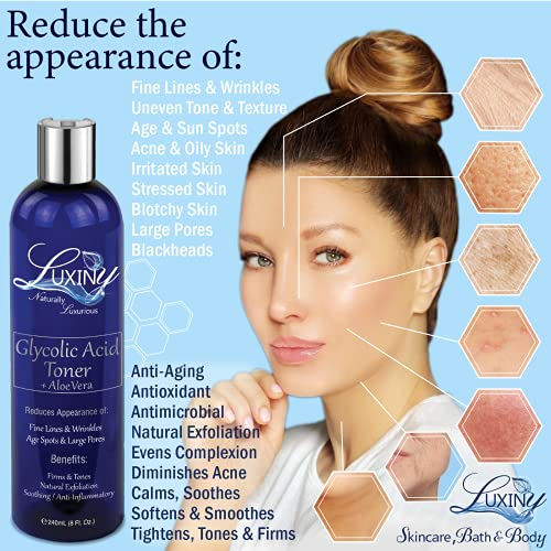 Cuidados com a pele anti -envelhecimento para mulheres e homens, por luxino, kit de cuidados com a pele de 4 etapas inclui
