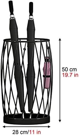 Lunezy Umbrella Stand Rack com bandeja de água inferior, ótimo presente - suporte de guarda -chuva independente para o escritório de
