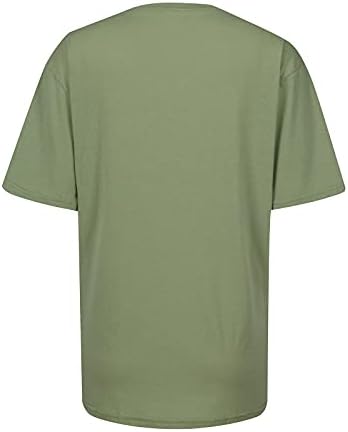 Camisa verde de limão para senhoras de manga curta gato gato gráfico relaxado fit kawaii animal tops camise