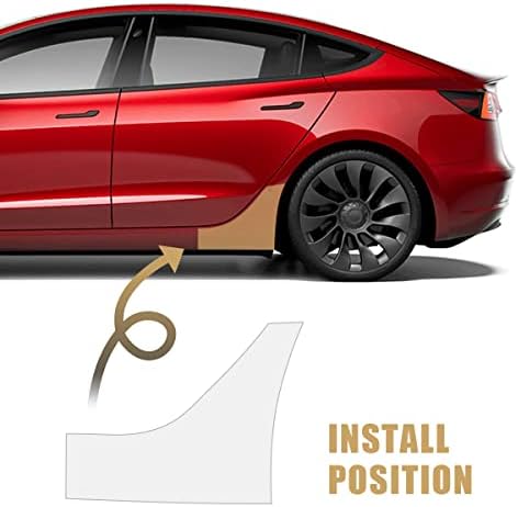 AOSKONOLOGIA PARA TESLA MODELO 3 CHIELDS DE PANTILA PANTILA DE PINTRAÇÃO CLARA PPF