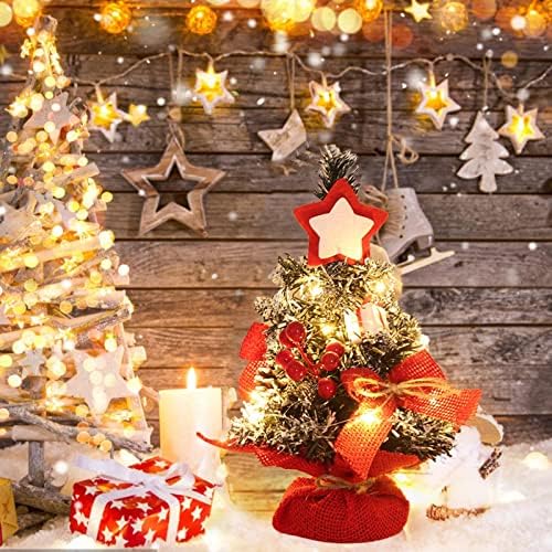 30 cm de decoração de árvore de natal de 30 cm Decoração de festa em casa mesa LED Mini Árvore de Natal de Natal Decoração