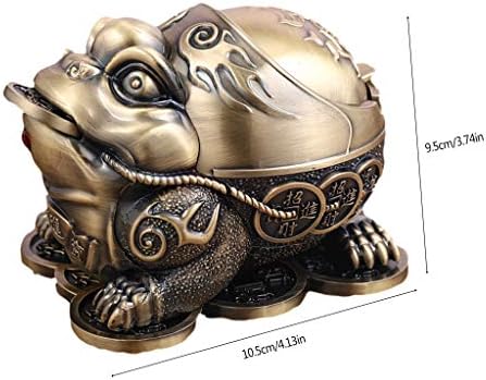 QKSKY Indoor Outdoor Feio Toad Style Decoração de estilos de cinzas riquezas simbolizadas Animal Decorativa de cinzas à prova de