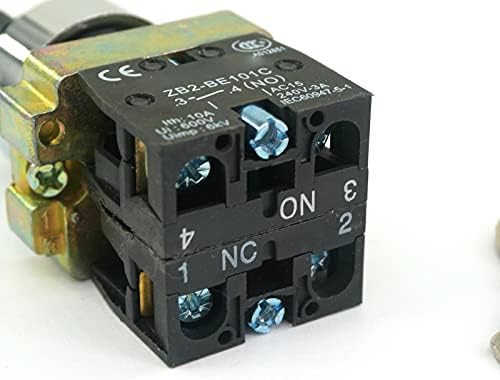 Xb2bg45c 1No + 1nc 2 posiciona a chave de seleção de chave momentânea substitui o interruptor