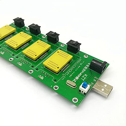 ANNCUS 4 em 1 Placa de teste universal BGA152/132/100/63 TSOP48 Adaptador de flash NAND AU6989 Flash USB Testing Program Socket