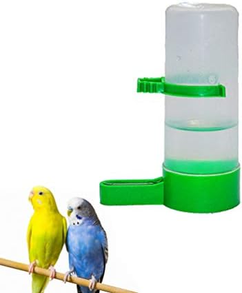 5pcs Bird Water alimentar sistema Aves alimentador de alimentador Clipe de água, alimentador automático de água para pássaros para gaiola papagaio de animais de estimação pirdirds periquito de água de pegadinha dispensador de água cockatiel alimentador de água de pássaro automático alimen