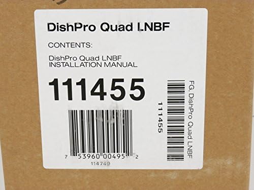 Dish Network Dishpro Quad LNB Lnbf Pro DP FTA