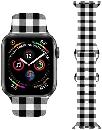 Banda de relógio inteligente Bonici para Iwatch 38mm 40mm 41mm 42mm 44mm 45mm, lindas bandas de reposição de borracha de