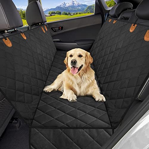 Kytely atualizou a capa do assento de carro de cachorro tampas para o assento do animal de estimação para o banco de trás,