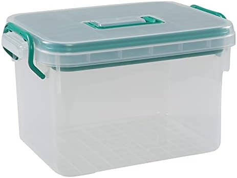 Caixa de armazenamento de plástico transparente NIC Caixa de armazenamento/Caixa de medicamentos, caixa de armazenamento de