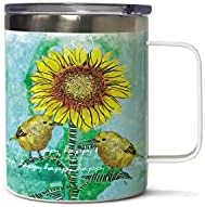 Coasterstone Happy 12 oz Isollente Stainless Steel Coffee Caneca