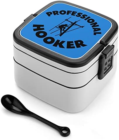 Lineman Professional Hookan Bento Bento Box Box Recipiente de refeição para trabalho Offce Picnic