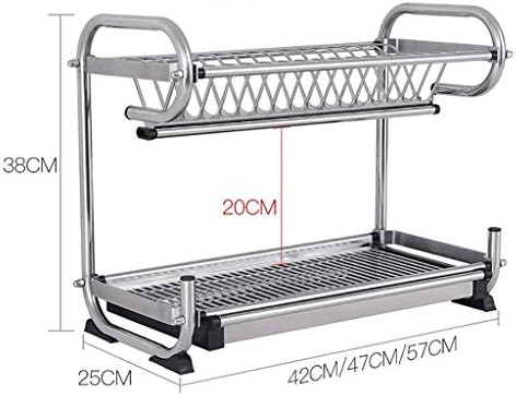 Neochy doméstico de camada dupla de camada dupla rack rack rack rack/57x25x38cm