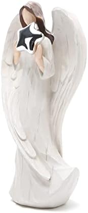 Hodao 9 Anjo da Guardian Figuras Oração Angel Remembrance Angel Collectible Figurines - Presentes de incentivo para confortar