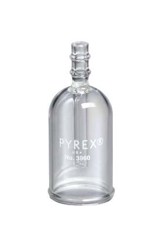 Corning Pyrex Borossilicate Glass Diâmetro Sino de enchimento, 109mm O.D x 140mm de altura