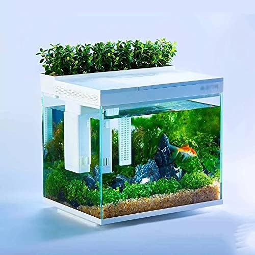 Renslat Geometria Ai Modularidade Inteligente Tanque de peixes Aquoponia Ecossistema Jardim ecológico Tanque de peixes Aquário transparente transparente