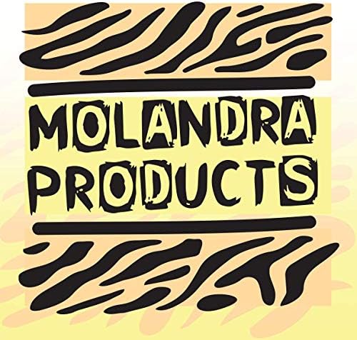 Molandra Products temperateness - 20oz Hashtag Aço inoxidável garrafa de água branca com morador, branco