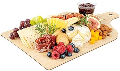 Restaurantware Nature Tek Bamboo Queijo/Charcuterie Board - 15 3/4 x 9 3/4 - 20 Caixa de contagem