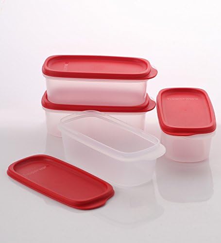 Conjunto de contêineres de economia inteligente de plástico Tupperware, 500 ml, 4 peças