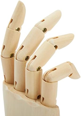 7 Modelo de Mão de Madeira e 8 Figura de Mannequim de madeira para desenho, materiais de arte ajustáveis