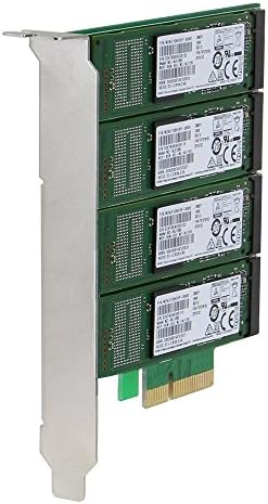 Sedna - PCIE Quad M.2 SSD SATA 6G 4 Adaptador de RAID da porta com função de aceleração do disco rígido Hyoperduo