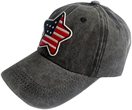 Chapéus de beisebol da American USA Flag Baseball para homens Vintage lavados sem construção do exército militar Hat Hat Baseball