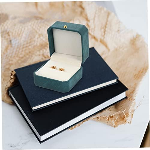 Zerodeko 3pcs caixas anel Caixa de armazenamento Brincho de colar caixa de colar caixa de jóias de jóias portador de jóias de