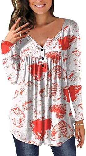 Mulheres 2023 camisas casuais casuais de manga longa Túnica de túnica vintage blusa floral vintage com leggings