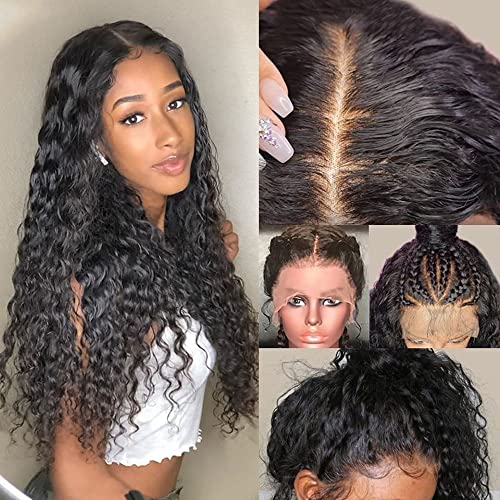 Catwo Water Wak Lace Front Wigs Human Human 13x4 HD Transparente Densidade de 180% de densidade pré -arrancada Lace Fronte