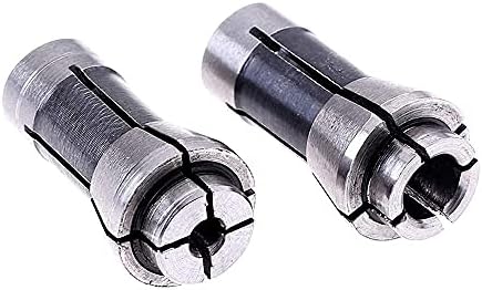 Luo ke 2 pcs 1/8 polegada e 1/4 polegada Indústrias Die Grinder Collet Aço de aço de aço Coloque de máquina para 3,175 mm e 6,35 mm