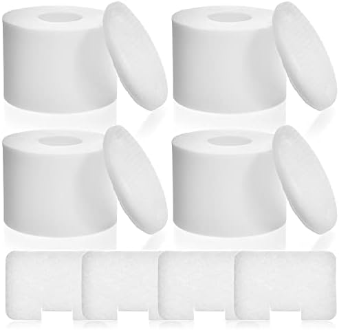 Aryavos 4 Pack NV42 Filtros Kit de substituição para o navegador de tubarões Deluxe Vacuum na vertical NV42, NV44, NV46, UV402,